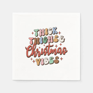 Xmas Geschenk dick Oberschenkel und Weihnachtsmänn Serviette