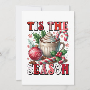Xmas-Geschenk Die Zeit Heiße Schokolade Feiertagskarte