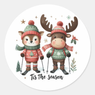 Xmas Geschenk dieser Saison Runder Aufkleber