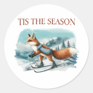 Xmas Geschenk dieser Saison Runder Aufkleber