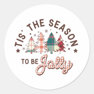Xmas Geschenk dieser Saison Runder Aufkleber