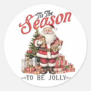 Xmas Geschenk dieser Saison Runder Aufkleber