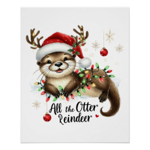 Xmas Geschenk für alle anderen Rentier Poster