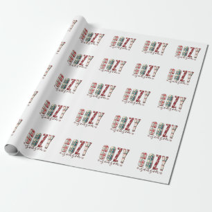 Xmas Geschenk Gemütliche Jahreszeit Geschenkpapier