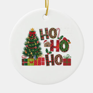 Xmas Geschenk Ho Ho Ho Keramik Ornament