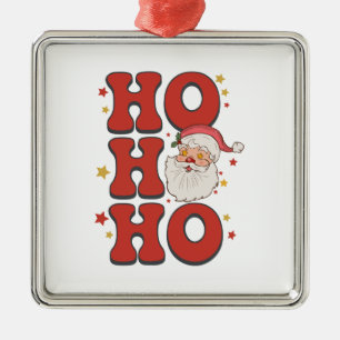 Xmas Geschenk Ho Ho Ho Santa Ornament Aus Metall