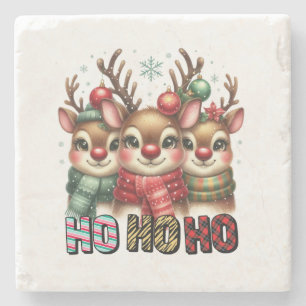 Xmas Geschenk Ho Ho Ho Steinuntersetzer
