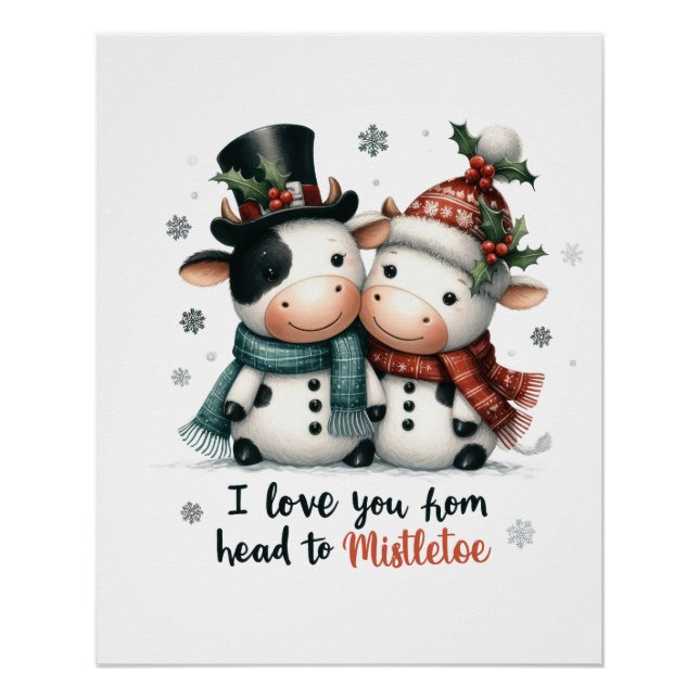 Xmas Geschenk I Liebe Poster (Vorderseite)