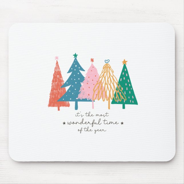 Xmas Geschenk ist es die schönste Zeit Mousepad (Vorne)