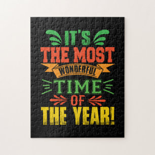 Xmas Geschenk ist es die schönste Zeit Puzzle