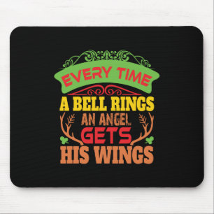 Xmas Geschenk jedes Mal ein Glocken Rennen Mousepad