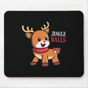 Xmas Geschenk Jingle Balls Rentier Mousepad