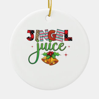 Xmas Geschenk Jingle Juice Keramik Ornament