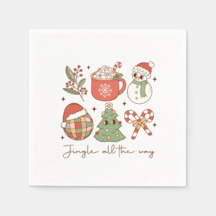 Xmas Geschenk Jingle Serviette