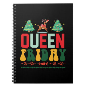 Xmas Geschenk Königin Freitag Notizblock