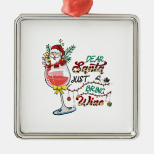 Xmas Geschenk Liebe Weihnachten Bringen Sie Wein Ornament Aus Metall