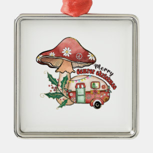 Xmas Geschenk Merry Camper Xmas Ornament Aus Metall