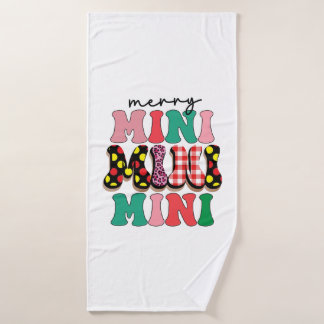 Xmas Geschenk Merry Mimi Badehandtuch