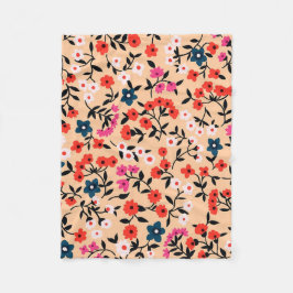 Xmas Geschenk Niedlich kleine Blume nahtlos Fleecedecke