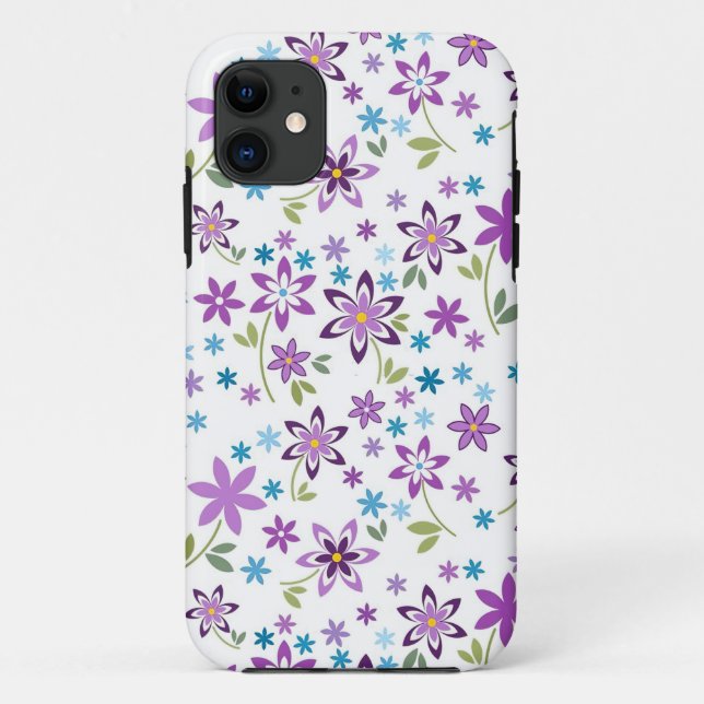 Xmas Geschenk Niedliche Blumenditsy Case-Mate iPhone Hülle (Rückseite)