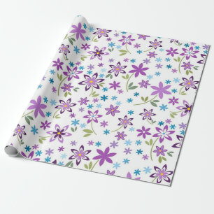 Xmas Geschenk Niedliche Blumenditsy Geschenkpapier