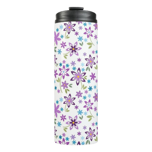 Xmas Geschenk Niedliche Blumenditsy Thermosbecher (Vorderseite)