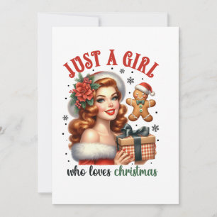 Xmas Geschenk nur ein Mädchen, das Weihnachten Lie