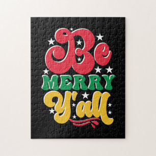 Xmas Geschenk sei fröhlich Yall Puzzle