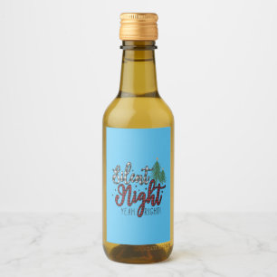 Xmas Geschenk Stille Nacht Ja Weinetikett