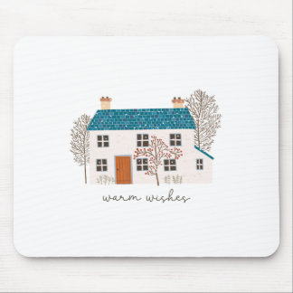Xmas Geschenk Warme Wünsche Mousepad