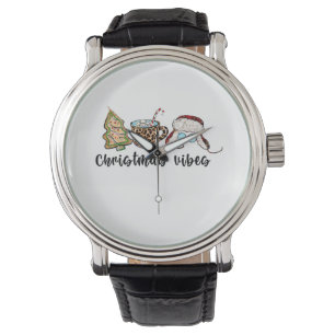Xmas Geschenk Weihnachts-Vibes Armbanduhr