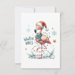 Xmas Geschenk Winter Vibes Dankeskarte