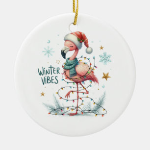 Xmas Geschenk Winter Vibes Keramik Ornament