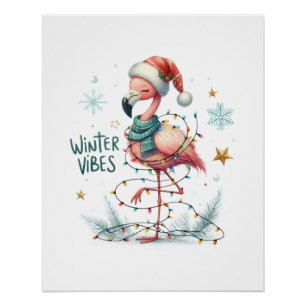 Xmas Geschenk Winter Vibes Poster