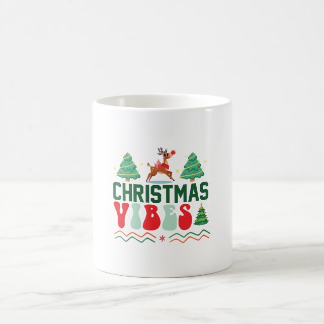 Xmas Geschenk Xmas Vibes Kaffeetasse (Mittel)