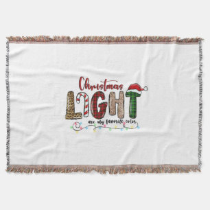 Xmas Geschenke Chritsmas Licht sind meine Liebling Decke