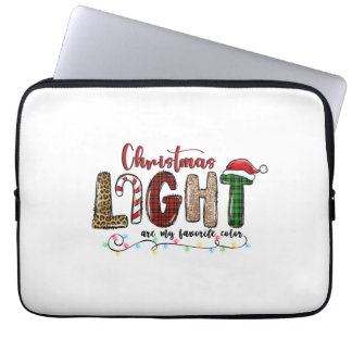Xmas Geschenke Chritsmas Licht sind meine Liebling Laptopschutzhülle