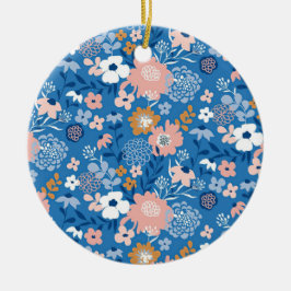 Xmas Geschenkstoff-Design mit einfachen Blume Keramik Ornament