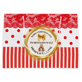 XMAS GIFT BAG GROßE GESCHENKTÜTE