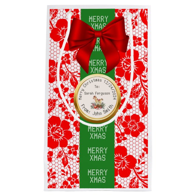 XMAS GIFT BAG KLEINE GESCHENKTÜTE (Vorderseite)