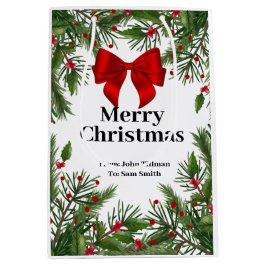 XMAS GIFT BAG MITTLERE GESCHENKTÜTE