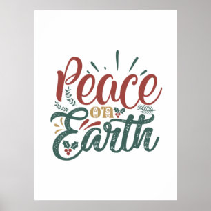 Xmas Gift   Peace On Earth Poster