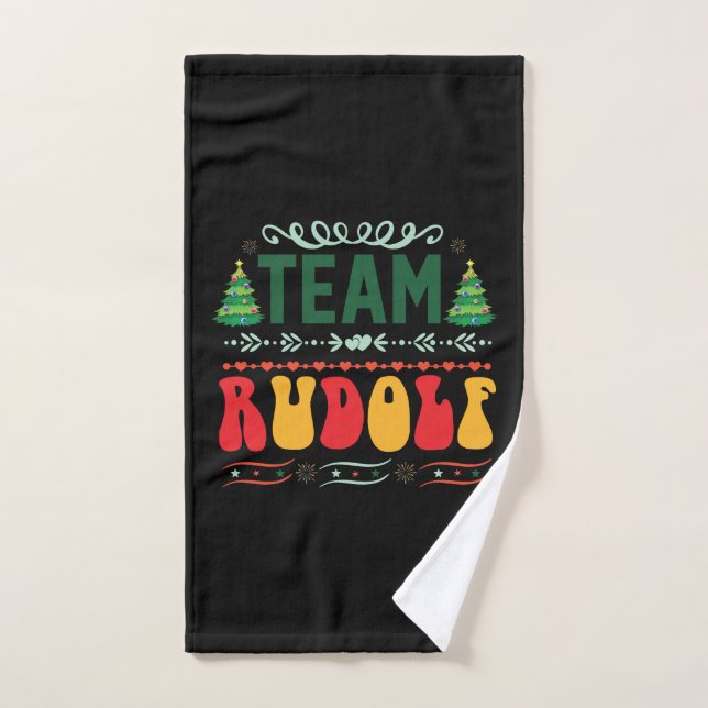 Xmas Gift Team Rudolf Handtuch (Handtuch)