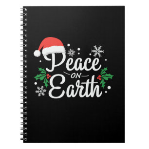 Xmas Gift Weltfrieden Notizblock