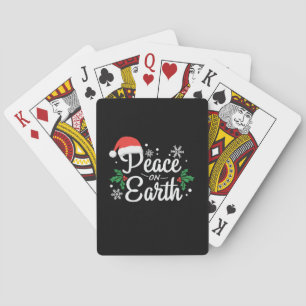 Xmas Gift Weltfrieden Spielkarten
