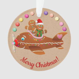 Xmas Gingerbrot Cartoon Ornament