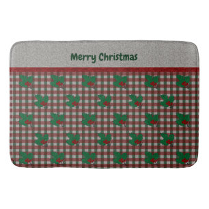 Xmas Gingham 1940 Badematte