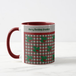 Xmas Gingham 1940 - Personalisiert Tasse