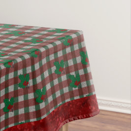 Xmas Gingham 52" x 70" Filmtabletten Tischdecke