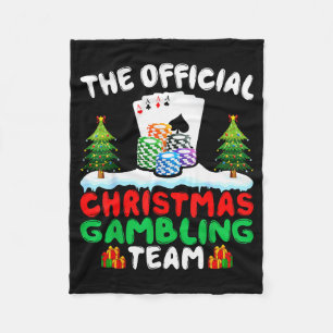 Xmas Glücksspiel-Team - Lustiges Glücksspiel Glück Fleecedecke